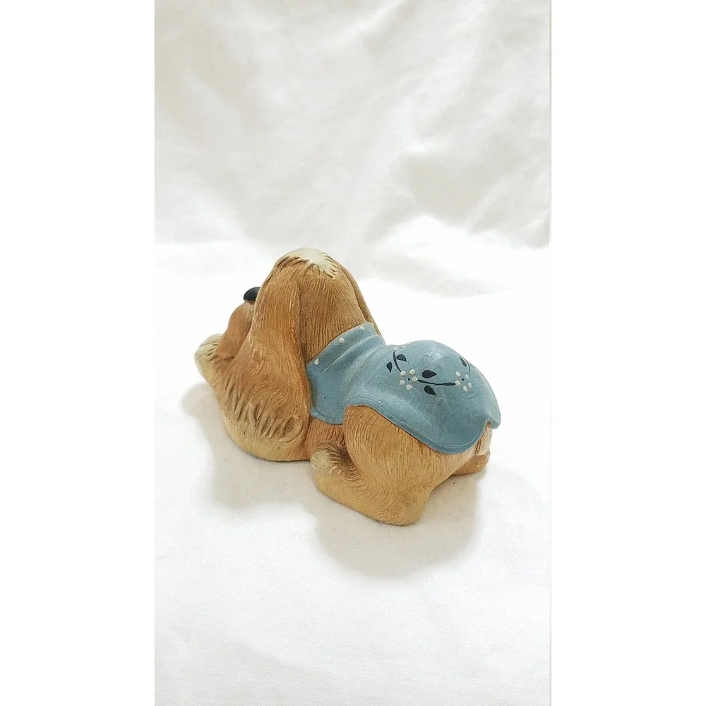 Vtg‎ Pendelfin hand painted stonecraft pooch dog figurine home decor mid century